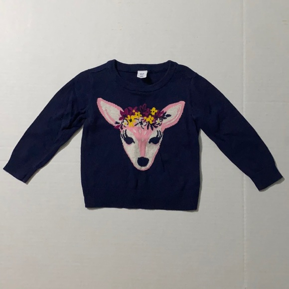 GAP Other - Gap 2T Navy Reindeer Sweater